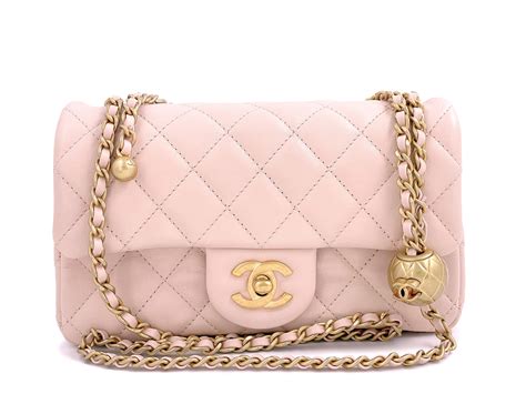 chanel mini pink flap bag|chanel mini flap bag beige.